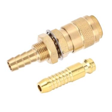 Imagem de Adaptador de Gás e Resfriamento a água, Conector Rápido, Reguladores de Gás de Soldagem, Tocha de Soldagem, Encaixe Rápido para Tocha de Soldagem Mig Tig (8mm)