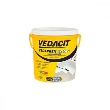 Imagem de Vedacit Vedapren Branco  4,5Kg - OTTO BAUMGART, Branco
