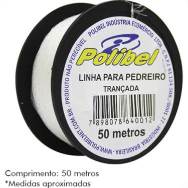 Imagem de Linha Pedreiro Polibel Trançada C/ 50Mt - Kit C/12 Unidades