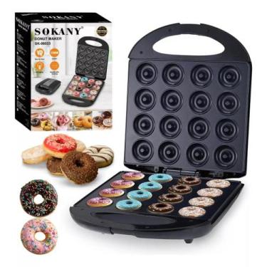 Imagem de Máquina De Donuts Rosquinhas 16Furos Confeitaria Caseira110V - Sokany,