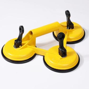 Imagem de Greeverse Ventosas resistentes de alumínio - Levantador de vidro para vidro grande, janelas, azulejos, espelho, granito, fixador de lacuna de chão, ferramenta de remoção de para-brisa e instalação