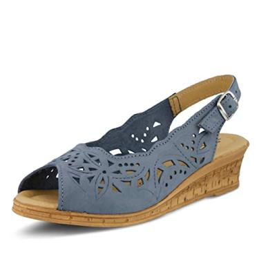 Imagem de Spring Step Sandália feminina Orella Slingback 2, Azul, 7.5-8