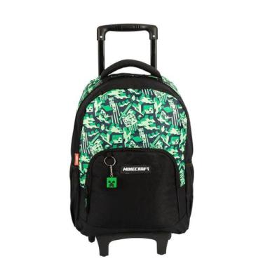 Imagem de Mochila De Rodinhas Sestini Minecraft X Camoterra Colorido