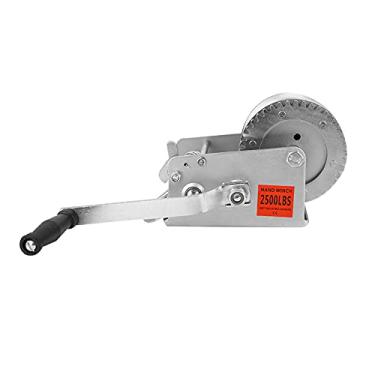 Imagem de Guincho Manual, Extrator Resistente de 2500 Libras Com Alça de Catraca de Ação Suave, Estrutura Galvanizada para Ferramentas de Elevação