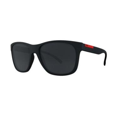 Imagem de Óculos de sol hb underground matte black d red gray