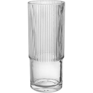 Imagem de VASO DECORATIVO ENFEITE CASA HOME&CO VIDRO 31x13x13cm TRANSPARENTE