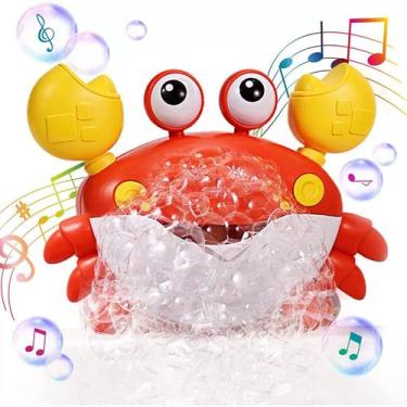 Imagem de Brinquedo Infantil  Para Banho Carangueijo Máquina Bolhas  - Bruartt