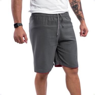Imagem de 1 Bermuda Shorts Tecido Tactel 1 Bolso Mauricinho Casual 433 - Geral, 