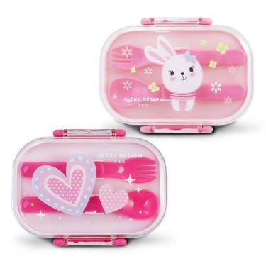 Imagem de Kit Potes P/ Lanches De 2 Andares Infantil 400ml - Jacki Design Modelo 2