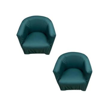 Imagem de Kit Com 2 Capas Poltrona Ferradura - TATY CAPAS E CONFECÇÕES, Verde