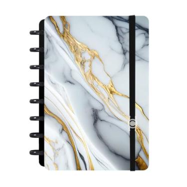 Imagem de Caderno Criativo Marmore Calatta A4/A5 Disco Inteligente (Médio A5)