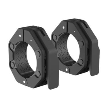 Imagem de Deevoka 2x Clipes de barra de barra de barragem de halteres, Preto