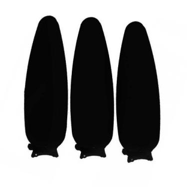 Imagem de Conjunto 3 Pás Preto Ventilador de Teto Wind Light Ventisol