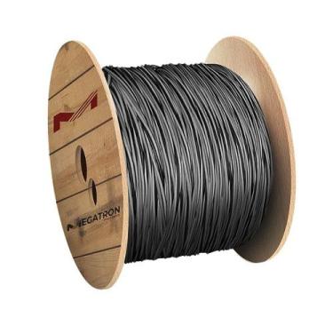 Imagem de Cabo Alumínio Duplex Megatron Neutro Nu 10MMx500M 1KV Preto
