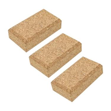 Imagem de SCOTTCHEN Bloco de lixamento de cortiça, bloco de perfuração de cortiça, bloco de costura de cortiça, 11 cm x 6 cm x 3 cm, ferramenta de lixamento manual para marcenaria, reparo de móveis, artesanato
