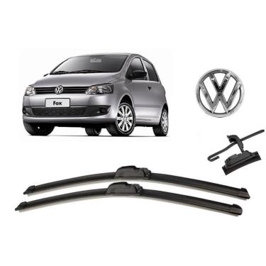 Imagem de Par de Palhetas para Limpador de Parabrisa Dianteiro Volkswagen Fox 2010 2011 2012