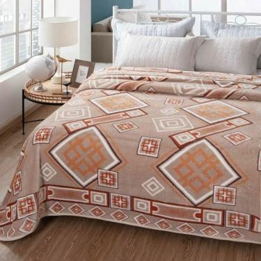 Imagem de Cobertor Casal Microfibra Jolitex Dyuri Plus Mekong Bege