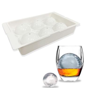 Imagem de Forma De Gelo 6 Bola Bar Esferas Whisky Bebida