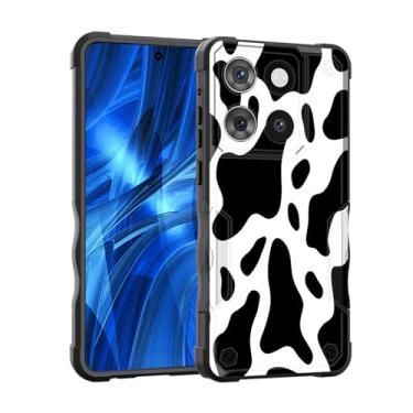 Imagem de EFGWSDER Capa para Moto G Stylus 5G 2025, [camada dupla] [proteção contra quedas de grau militar de 3,5 m] Capa resistente à prova de choque para Motorola Moto G Stylus 5G 2025, estampa de vaca