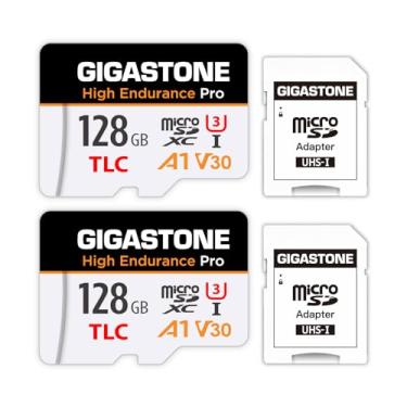 Imagem de Gigastone [Recuperação De Dados Gratuita Por 5 Anos] Cartão Micro Sd Gigastone De 128 Gb, Pacote Com 2 Unidades, Série Pro De Alta Resistência, Velocidade De Até 100 Mb/S, Compatível Com Câmera De P