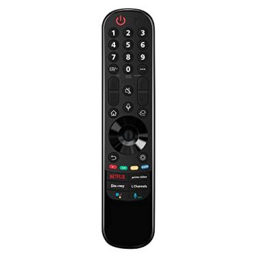 Imagem de ALLIMITY Controle remoto de substituição de voz AN-MR22GA adequado para LG Smart LED TV MR22GA 43NANO75UQA 43UN7000PUB 43UQ7070ZUD 65QNED85UQA 70UN7070PUA AKB76039902 50QNED80UQA OLED555UQA C2AUA OO