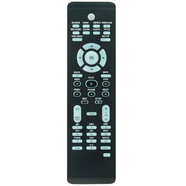 Imagem de Controle remoto de substituição aplicável para gravador de vídeo digital Philips DVDR3475 DVDR3475/37 DVDR3475/37B