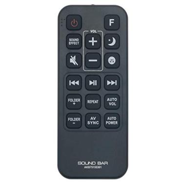 Imagem de AKB75155301 Controle remoto de substituição adequado para LG Soundbar System SJ5 SJ5Y-S SJ5Y SPJ5B-W