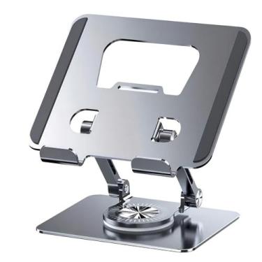 Imagem de Base Suporte B-Max Dobrável Alumínio Para Notebook e Tablet Até 11" Ro