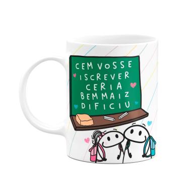 Imagem de Caneca Florkito Professores - Feliz dia dos professores