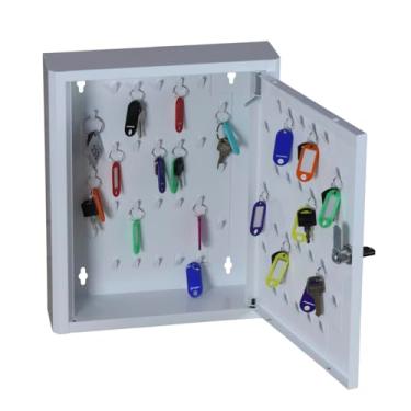 Imagem de Armário Para Chaves Claviculário Em Aço 58/32 Chaves (Porta Fechada - 58 chaves)