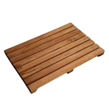 Imagem de Deck De Madeira Modular 60x40 cm Com Pintura Neonx, Osmocolor Castanhe