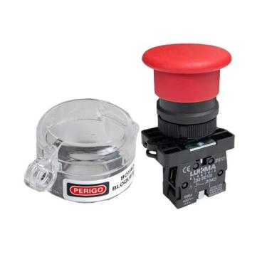 Imagem de Kit bloqueio botao emerg + bot emerg s/trava ec42 vm - SIBRATEC