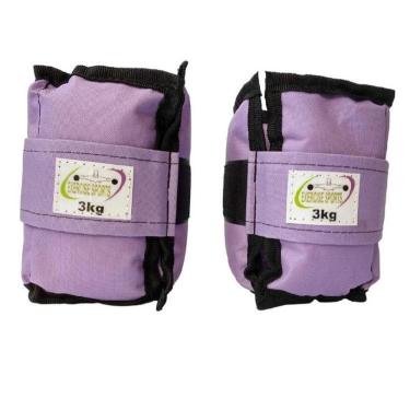 Imagem de Caneleira De Peso 3 Kg Nylon Reforçado Par