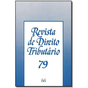 Imagem de Revista de direito tributario vol. 79 - MALHEIROS EDITORES, 3