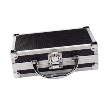 Imagem de Generic Maleta de ferramentas de liga de alumínio, maleta com alça, caixa de ferramentas multifuncional resistente e portátil para ferramentas, peças,