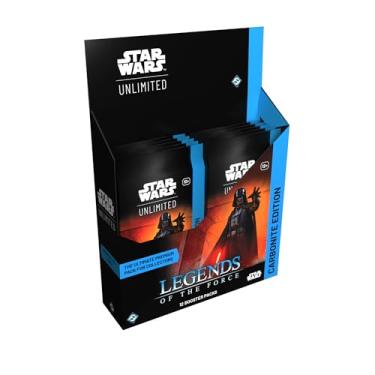 Imagem de Star Wars: Unlimited TCG Legends of The Force Carbonite Edition Booster Display – 12 pacotes premium com variantes exclusivas, a partir de 12 anos, 2 ou mais jogadores, 20 minutos de tempo de