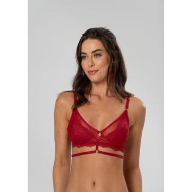 Imagem de Sutiã sem Bojo de Tule com Renda - New Love, G, Divino