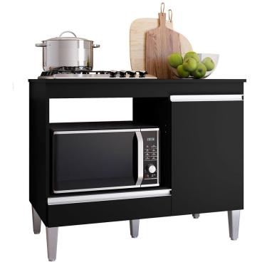 Imagem de Balcão Para Cooktop 1 Porta 1 Gaveta com Tampo Cátia