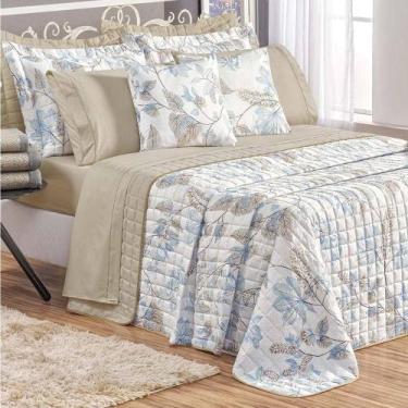 Imagem de Cobre Leito Queen Top Line Estampado 180 Fios 3 Peças - Lince - Casa M