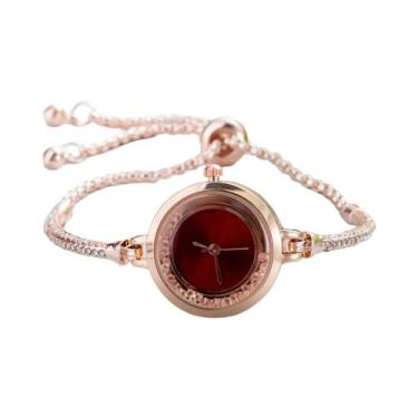 Imagem de Elegante Pequeno Dial Feminino Relógio De Quartzo 2023 Bonito Pulseira