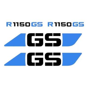 Imagem de Kit De Adesivos Compatível Com R1150Gs Branca Rgs07 Cor Ades - Spts