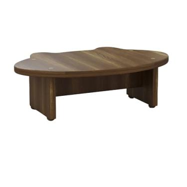 Imagem de FORRTY Banco De Pé De Madeira – Suporte De Pés Para Escritório, Cozinha E Banheiro – Banco Antiderrapante Rústico, Portátil, Design Ergonômico, Madeira Maciça(Brown 4,40x30cm (15.7"x11.8"))