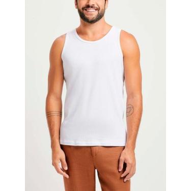 Imagem de Camiseta Regata Hering 015M Masculina Canelada Algodão T. P/XG, P, N0a