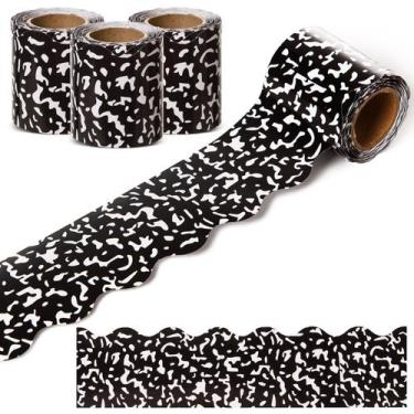 Imagem de Borda do quadro de avisos: composição AWIZOM, 99 pés, preto/branco