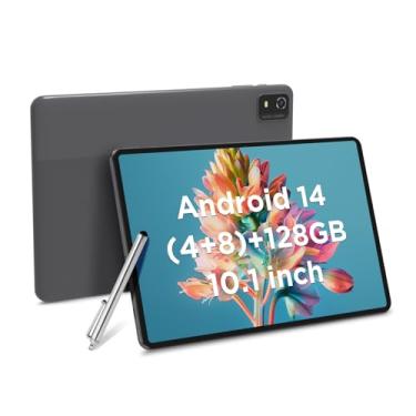 Imagem de CWOWDEFU Tablet Android, tablet de 10 polegadas com ROM de 128 GB (até 1 TB), possui bateria de 6000 mAh, WiFi 5G 6, Bluetooth 5.0, câmera dupla de 8 MP/5 MP, melhor presente para sua família,