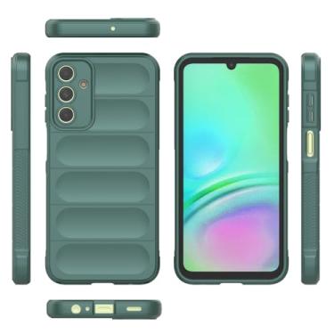 Imagem de Elubugod Capa compatível com Samsung Galaxy A15 4G, TPU Mobile Phone Soft Compatível com Samsung SM-A155F/DSN Galaxy A15 4G / SM-A155M/DS SM-A155P SM-A155R Capa verde