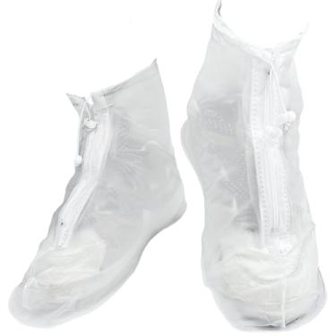 Imagem de Litoexpe Pacote com 2 capas de sapato à prova d'água, protetores antiderrapantes reutilizáveis de galochas para atividades ao ar livre, acampamento (tamanho 38-39)