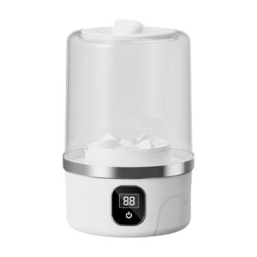 Imagem de predolo Mini máquina de lavar portátil de 1L, pequena máquina de lavar roupas, eletrodomésticos para lavanderia, limpador de roupas íntimas, lavadora de, Branco