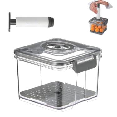 Imagem de Pote Hermético com Bomba de Vácuo para Alimentos, 1,5 Litros