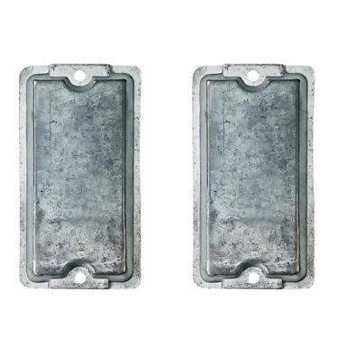 Imagem de 2 Placa de Condulete Sieg Cega Medida 3/4 em Alumínio